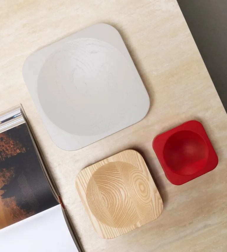 Normann Copenhagen Chub skål, liten, klarröd