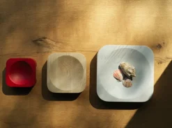 Normann Copenhagen Chub skål, liten, klarröd