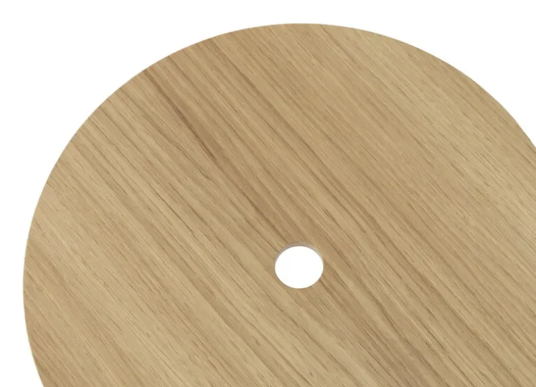 Normann Copenhagen Circa pall, svart stål - ek