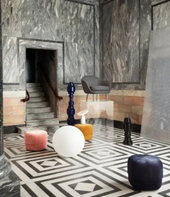 Normann Copenhagen Circus sittpuff/fotpall, liten, puder