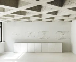 Normann Copenhagen Coil pendellampa, 50 cm, rostfritt stål