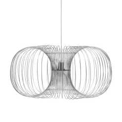 Normann Copenhagen Coil pendellampa, 90 cm, rostfritt stål