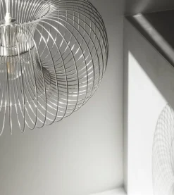 Normann Copenhagen Coil pendellampa, 110 cm, rostfritt stål