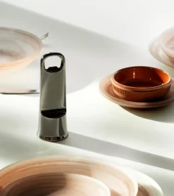 Normann Copenhagen Cosmic glastallrik, 21 cm, brun