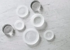 Normann Copenhagen Cosmic djup glastallrik, 22 cm, vit