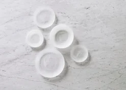 Normann Copenhagen Cosmic glastallrik, 21 cm, vit