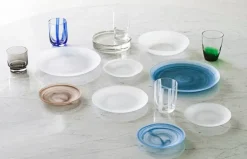 Normann Copenhagen Cosmic glastallrik, 21 cm, vit