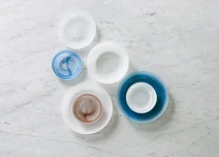 Normann Copenhagen Cosmic glastallrik, 21 cm, vit