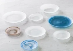 Normann Copenhagen Cosmic glastallrik, 16 cm, brun