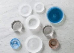 Normann Copenhagen Cosmic djup glastallrik, 22 cm, blå