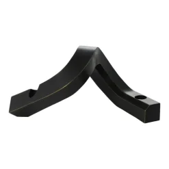 Normann Copenhagen Crooked Two, ljusstake, brons