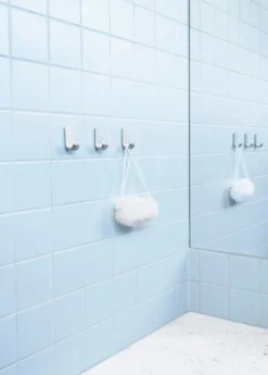 Normann Copenhagen Curve mini krok, 2 st, matt silver