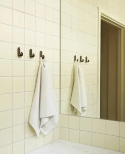 Normann Copenhagen Curve mini krok, 2 st, matt brun