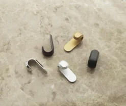 Normann Copenhagen Curve mini krok, 2 st, matt brun