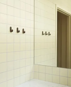 Normann Copenhagen Curve mini krok, 2 st, matt brun