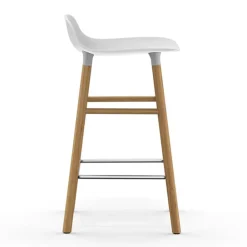 Normann Copenhagen Form barstol 65 cm, vit - ek