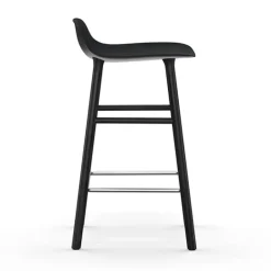 Normann Copenhagen Form barstol 65 cm, svart - svart ek