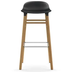 Normann Copenhagen Form barstol 75 cm, svart - ek