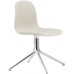 Normann Copenhagen Form Swivel 4L stol, aluminium - Main Line Flax 20
