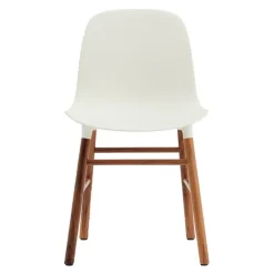 Normann Copenhagen Form stol, vit - valnöt