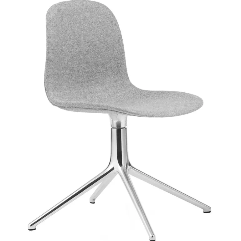 Normann Copenhagen Form Swivel 4L stol, aluminium - Synergy 16