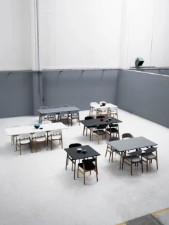 Normann Copenhagen Herit fåtölj, ek - svart