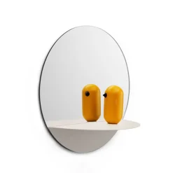 Normann Copenhagen Horizon spegel rund, vit