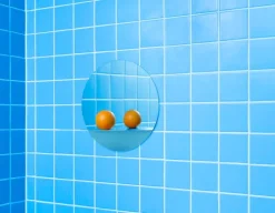 Normann Copenhagen Horizon spegel, rund, rostfritt stål