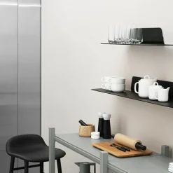 Normann Copenhagen Jet hylla, 80 cm, svart