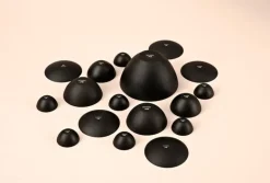 Normann Copenhagen Krenit skål 30 cl, svart - vit