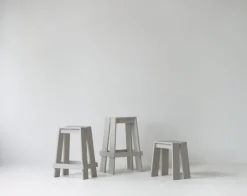 Normann Copenhagen Let barstol, 65 cm, ljusgrå