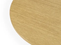 Normann Copenhagen Lunar soffbord, 70 cm, svart aluminium - ek