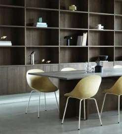 Normann Copenhagen Mat stol, gräddvitt stål – hampa