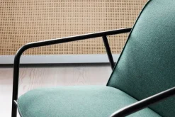 Normann Copenhagen Pad hög fåtölj, svart stål - svart - Synergy LDS 41