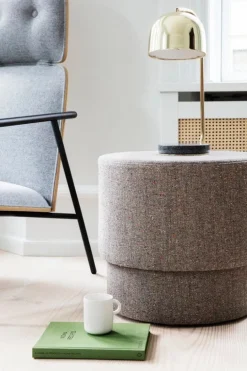 Normann Copenhagen Pad hög fåtölj, svart stål - svart - Synergy LDS 41