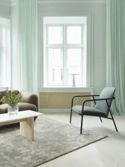 Normann Copenhagen Pad låg fåtölj svart stål - svart - Synergy LDS 41