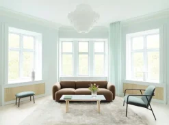 Normann Copenhagen Pad låg fåtölj svart stål - svart - Synergy LDS 41