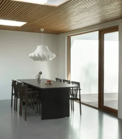 Normann Copenhagen Panel bord, 90 x 250 cm, svart - mörkbrunt