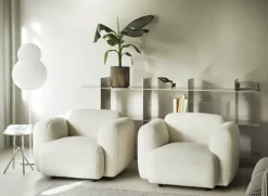 Normann Copenhagen Puff Bubble golvlampa, vit