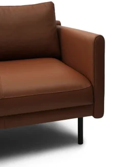 Normann Copenhagen Rar soffa, 3-sits, konjaksfärgat Omaha Leather