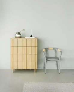Normann Copenhagen Rib byrå med 4 lådor, ek