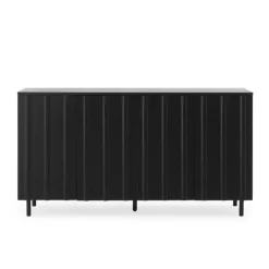 Normann Copenhagen Rib sideboard, 159 cm, mjukt svart