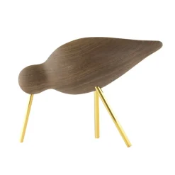 Normann Copenhagen Shorebird, medium, valnöt - mässing