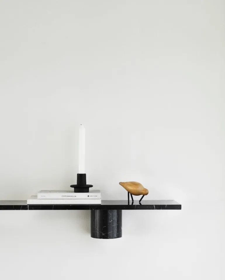 Normann Copenhagen Sten hylla, 120 cm, svart marmor