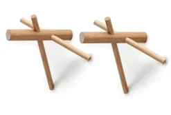 Normann Copenhagen Sticks krokar, 2 st., ek