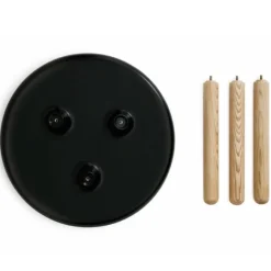 Normann Copenhagen Tablo stort bord, mattsvart