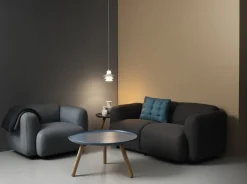 Normann Copenhagen Tablo litet bord, mattsvart