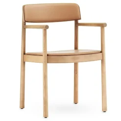 Normann Copenhagen Timb fåtölj, tan - Ultra läder kamel