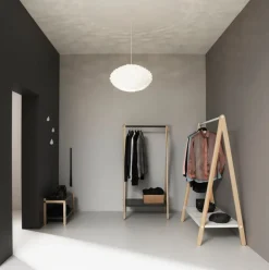 Normann Copenhagen Toj klädhängare, liten, grå - ask