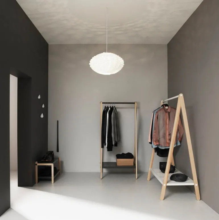 Normann Copenhagen Toj klädhängare, liten, grå - ask